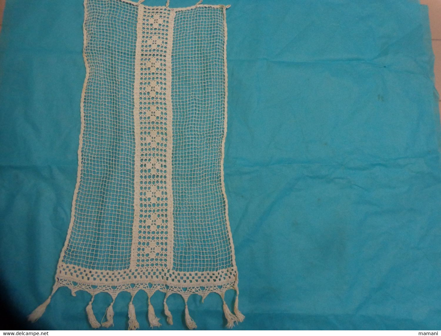 1 Seul Rideau 40x84 Franges Comprises - Laces & Cloth