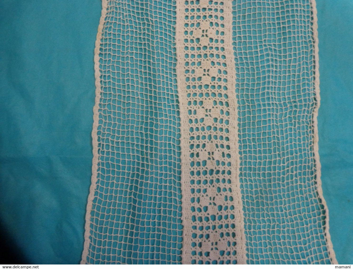 1 Seul Rideau 40x84 Franges Comprises - Laces & Cloth