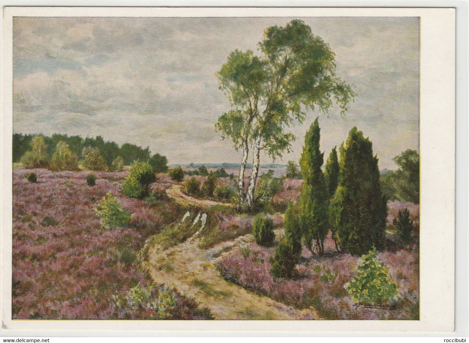 Lüneburger Heide, Signiert Ernst Frommhold - Lüneburger Heide