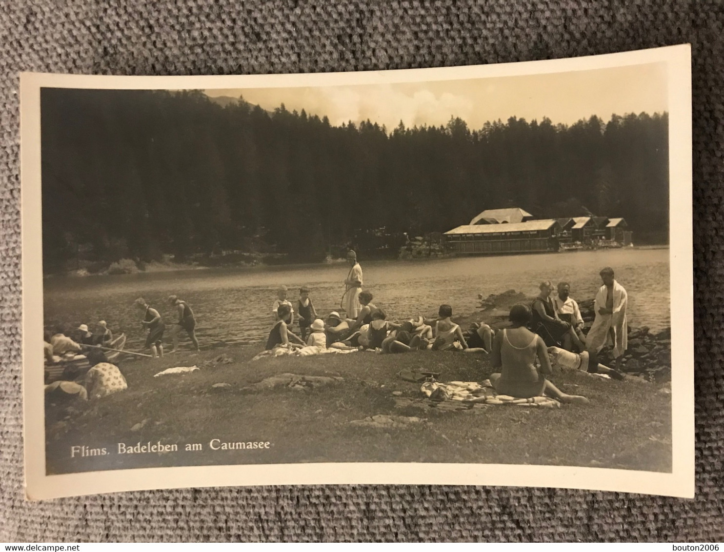 Flims Caumasee Waldhaus Badeleben - Flims