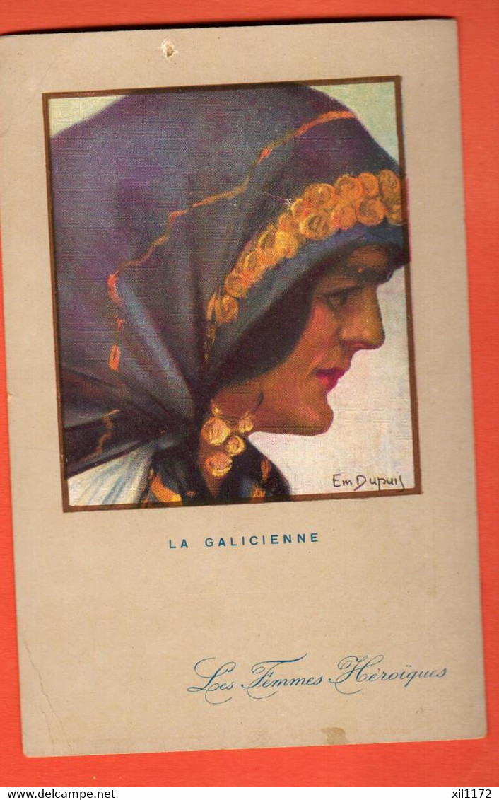 ZKI-15 Illustrator Emil Dupuis Les Femmes Héroïques No 48  La Galicienne - Dupuis, Emile