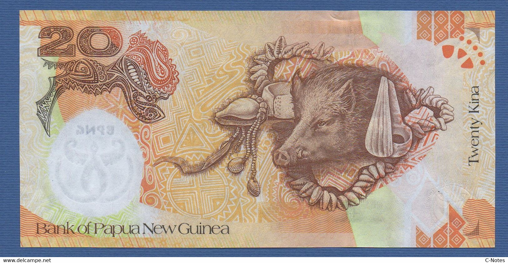 PAPUA NEW GUINEA - P.36 – 100 KINA ND 2008, "35th Anniversary Bank" Commemorative Issue, UNC, Serie BPNG5640410 - Papouasie-Nouvelle-Guinée