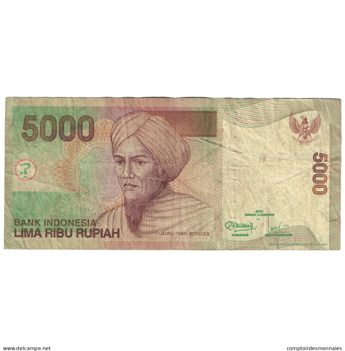 Billet, Indonésie, 2000 Rupiah, 2011, KM:148a, TB - Indonésie