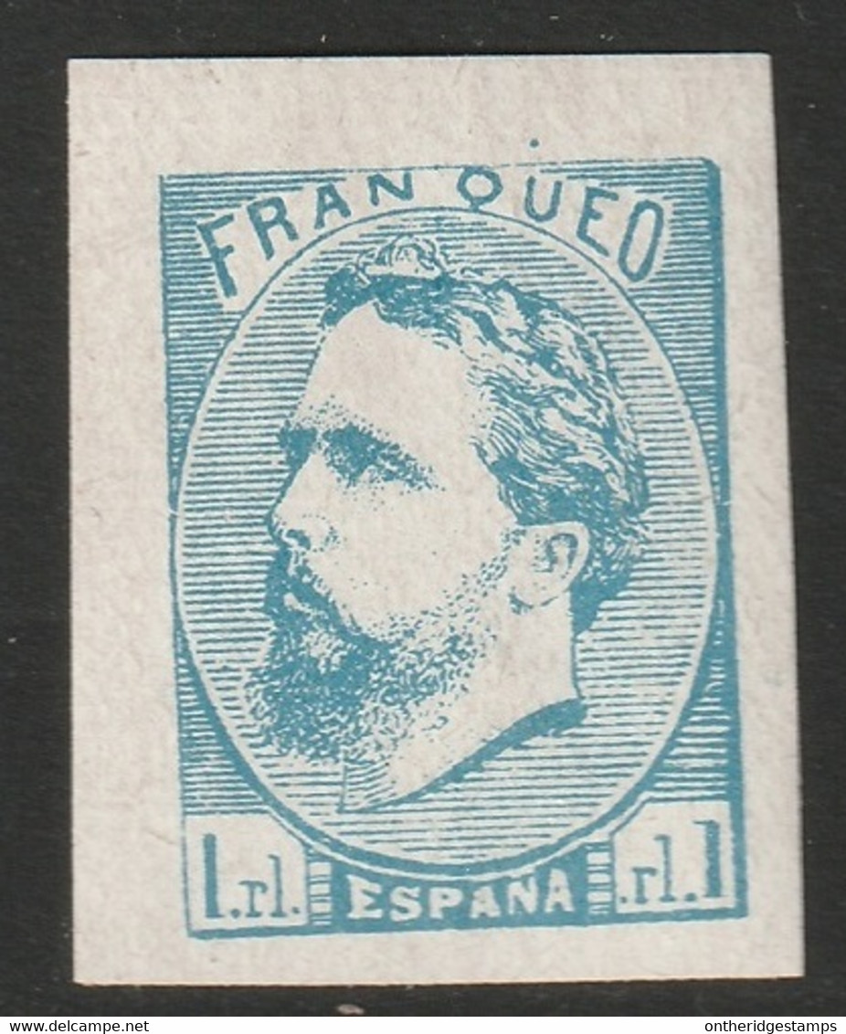 Spain 1881 Sc X2 Espagne Ed 156A Carlist Reprint MNH** - Carlisti