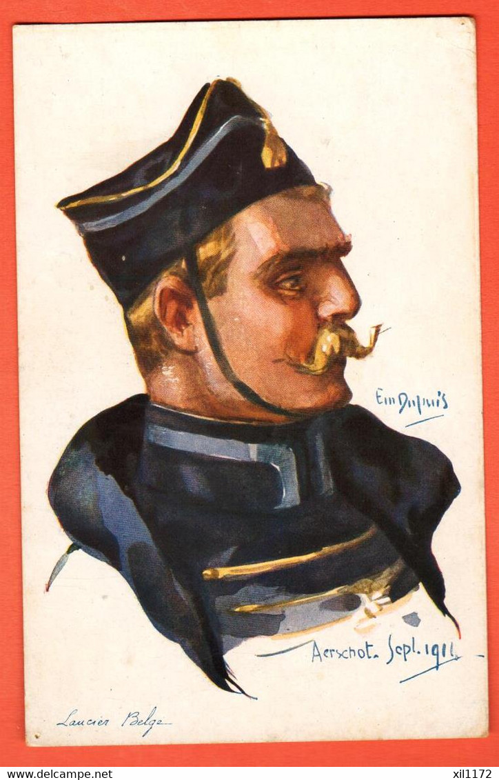 ZKI-26 Illustrator Emile Dupuis Nos Poilus No 1    Aerschot Belgique Septembre 1911 - Dupuis, Emile