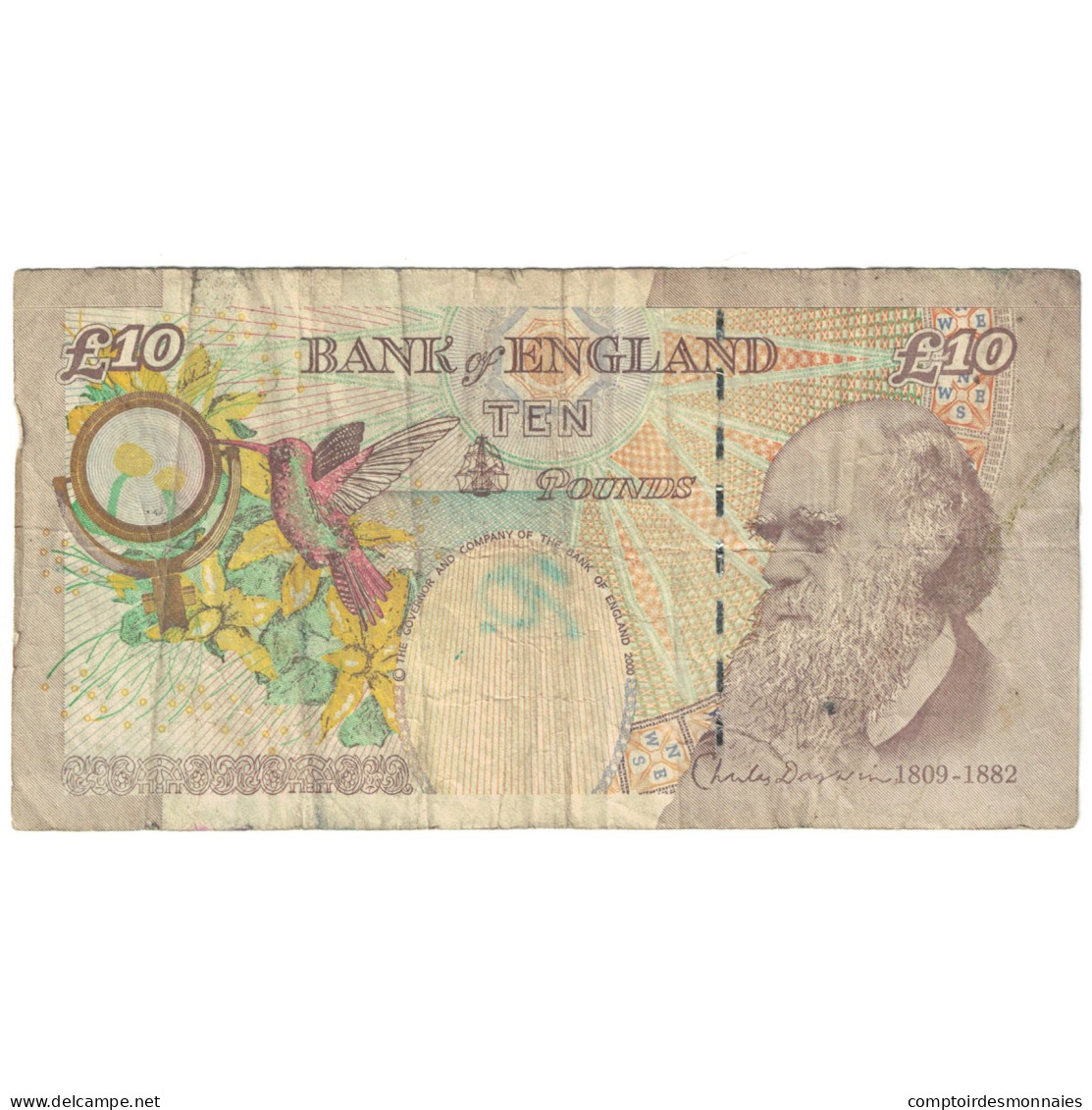 Billet, Grande-Bretagne, 10 Pounds, 2004, KM:389c, B - 10 Pounds
