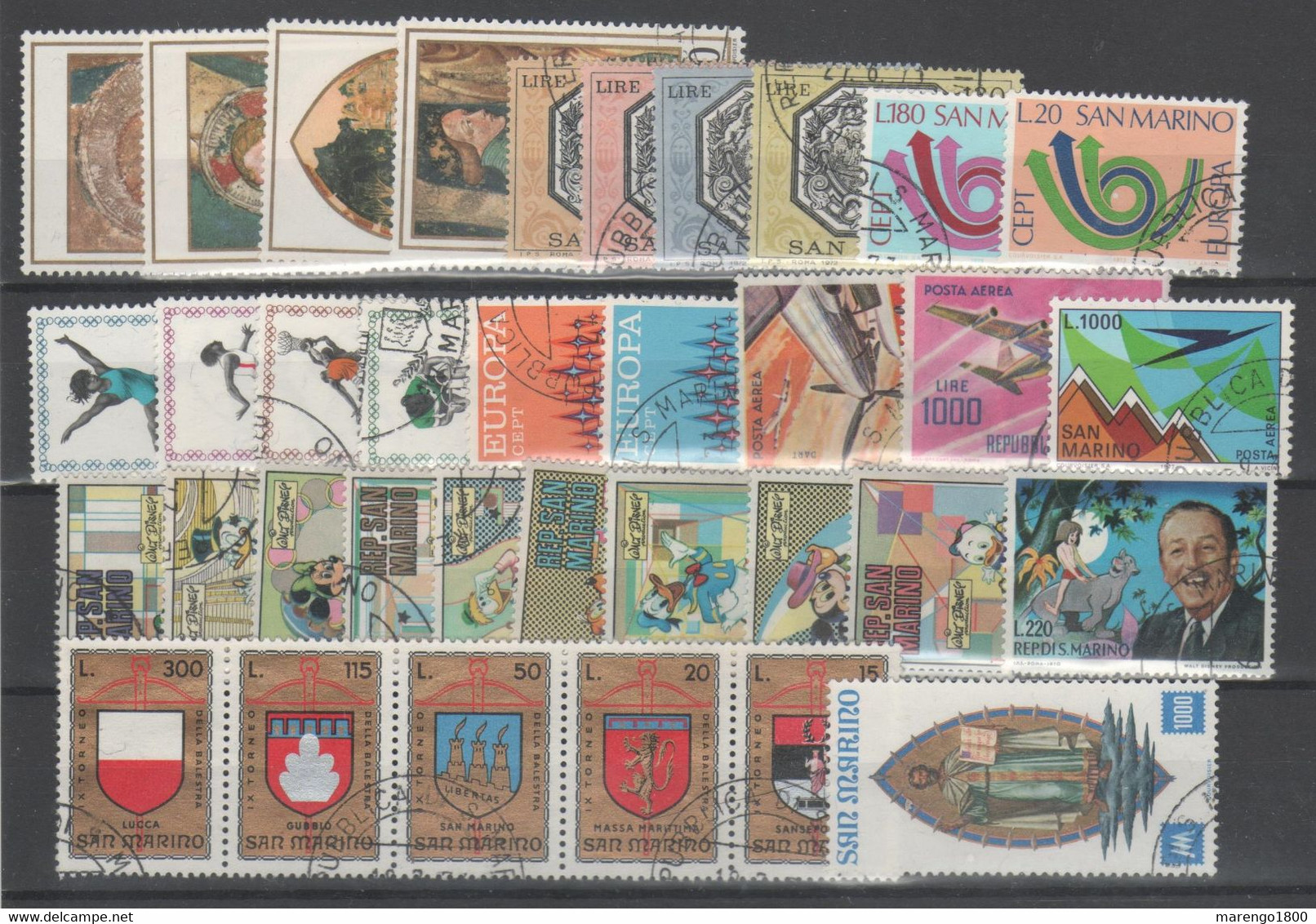 San Marino - Piccolo Lotto Usati In Serie          (g8193) - Collections, Lots & Series