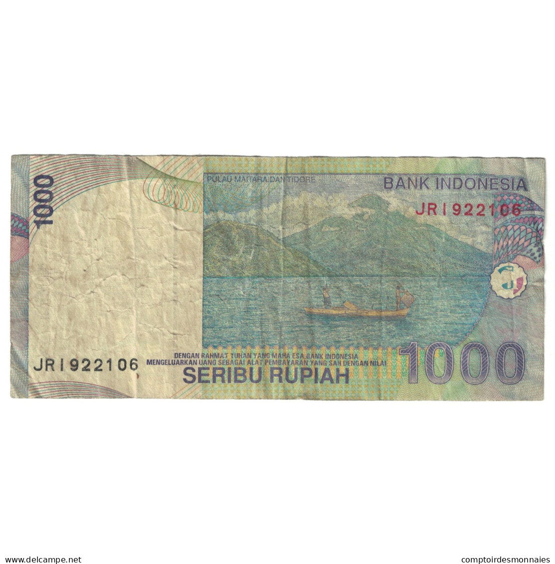 Billet, Indonésie, 1000 Rupiah, 2000, 2000, KM:141a, B - Indonésie