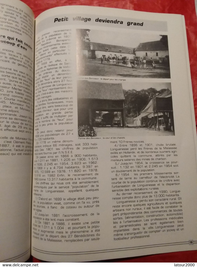 SI LONGUENESSE M ÉTAIT CONTEE .J JOLY LIVRE.SEIGNEURIE.CHARTREUX...BRUYÈRE MOULIN .FERME VOIR PHOTOS - Longuenesse