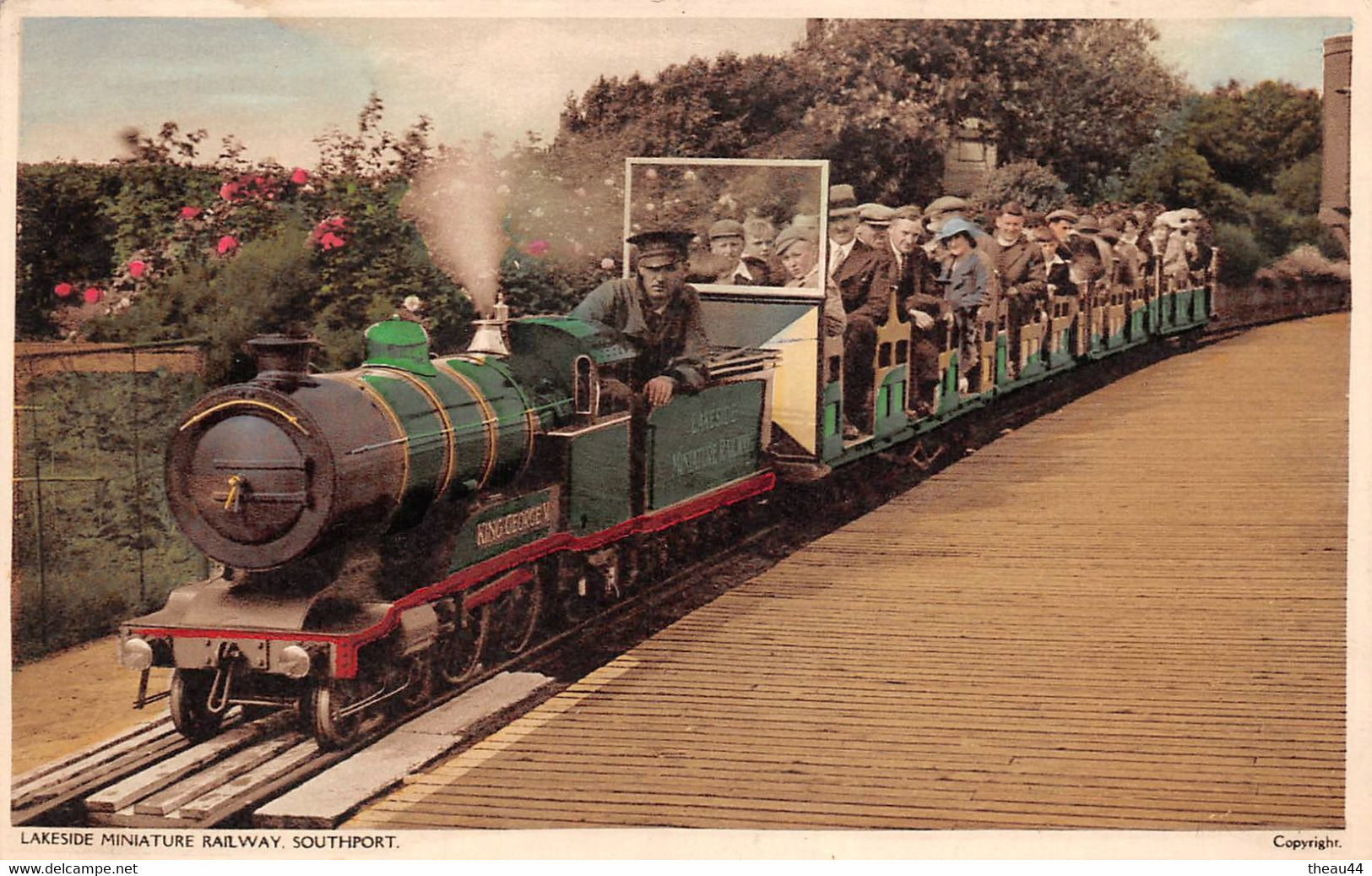 ROYAUME-UNI - ANGLETERRE - SOUTHPORT - Lot De 2 Cartes - Lakeside Miniature Railway - Petit Train - Southport