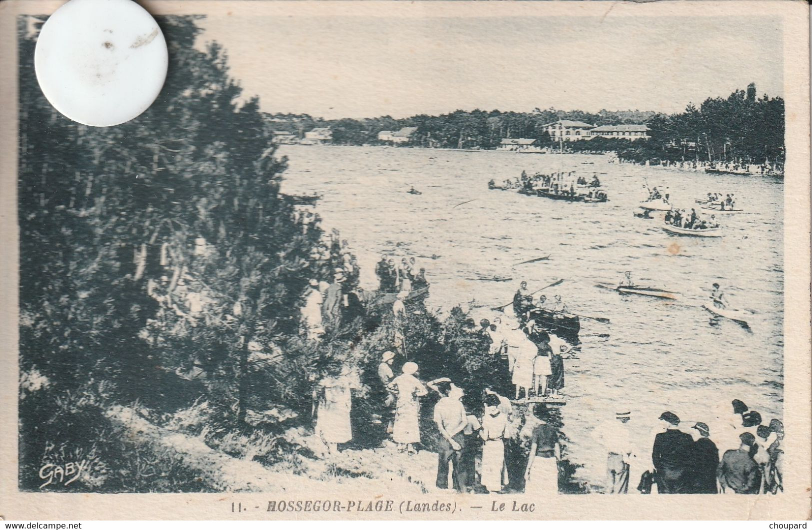 40 - Carte Postale Ancienne De    HOSSEGOR - PLAGE    Le Lac Animé - Hossegor