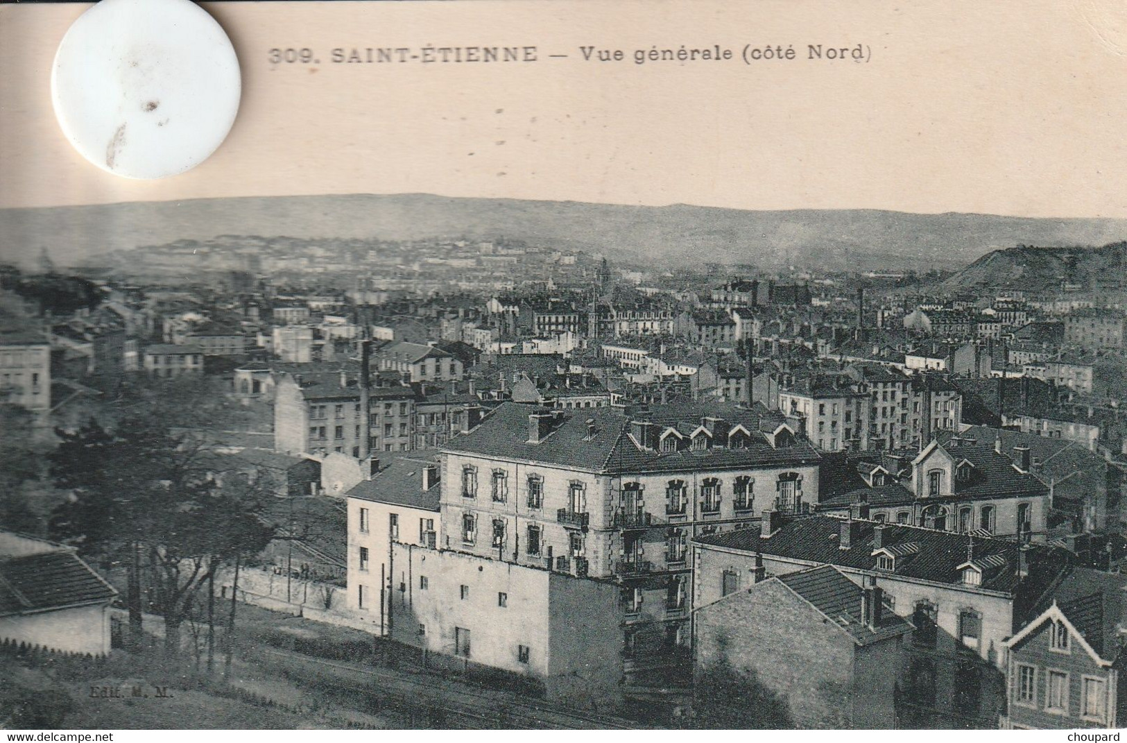 42 - Carte Postale Ancienne De  SAINT ETIENNE  Vue Aérienne Coté Nord - Saint Etienne