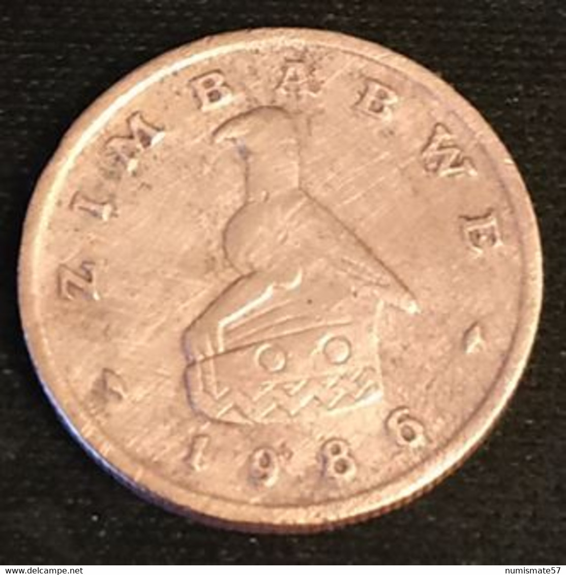 ZIMBABWE - 1 CENT 1986 - KM 1 - Zimbabwe