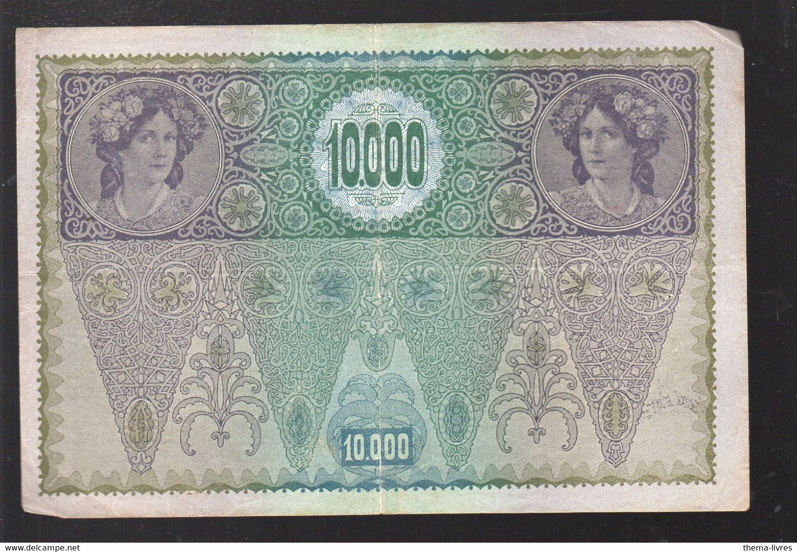 (Autriche) Billet De 10.000 Kronen  1918 (M2936) - 100 F 1945-1954 ''Jeune Paysan''