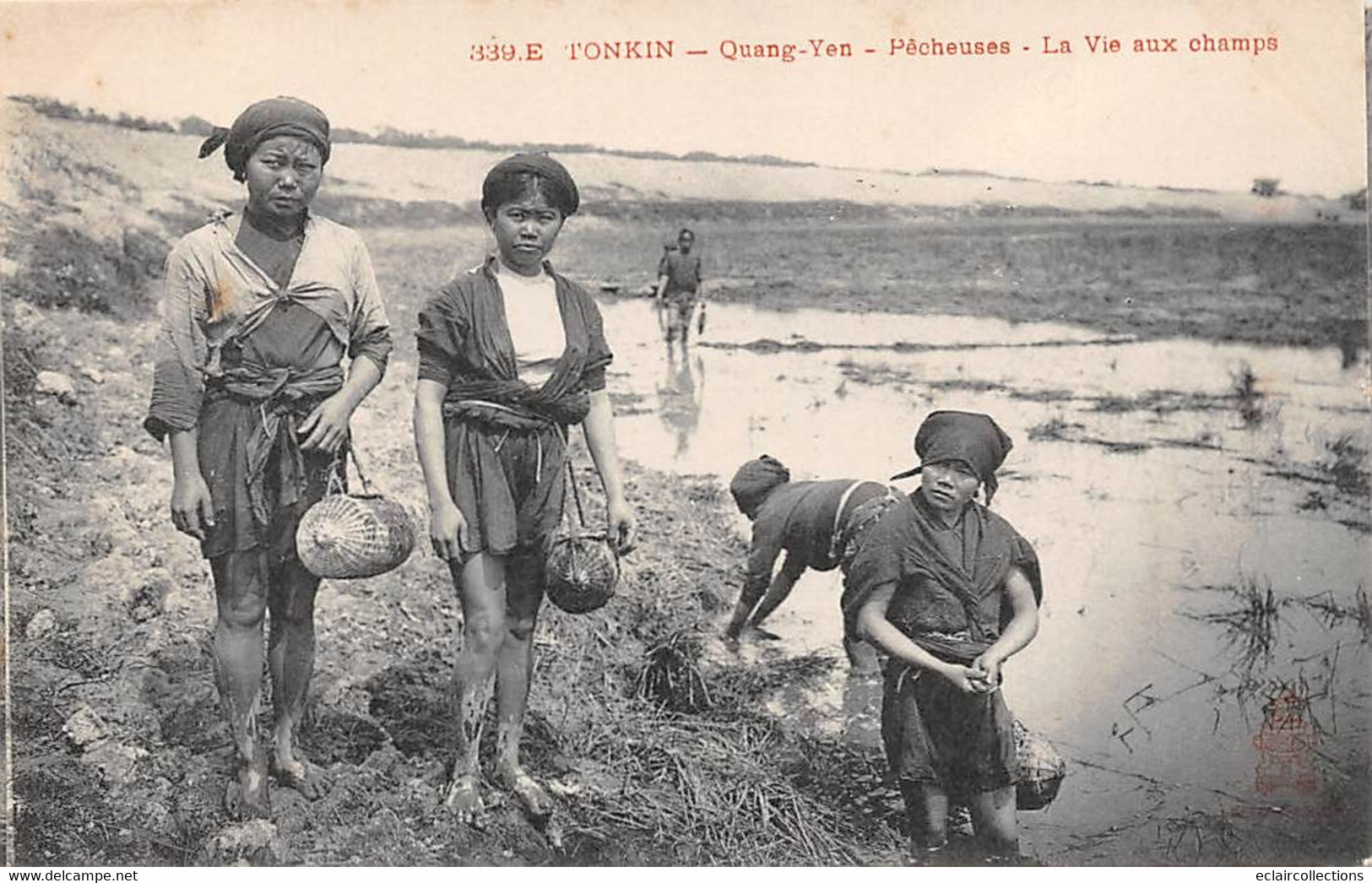 Tonkin:            Quang-Yen    Pêcheuses       (voir Scan) - Vietnam