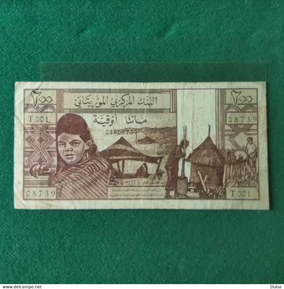 MAURITANIA 200 OUGUIYA 1973 - Mauritanië