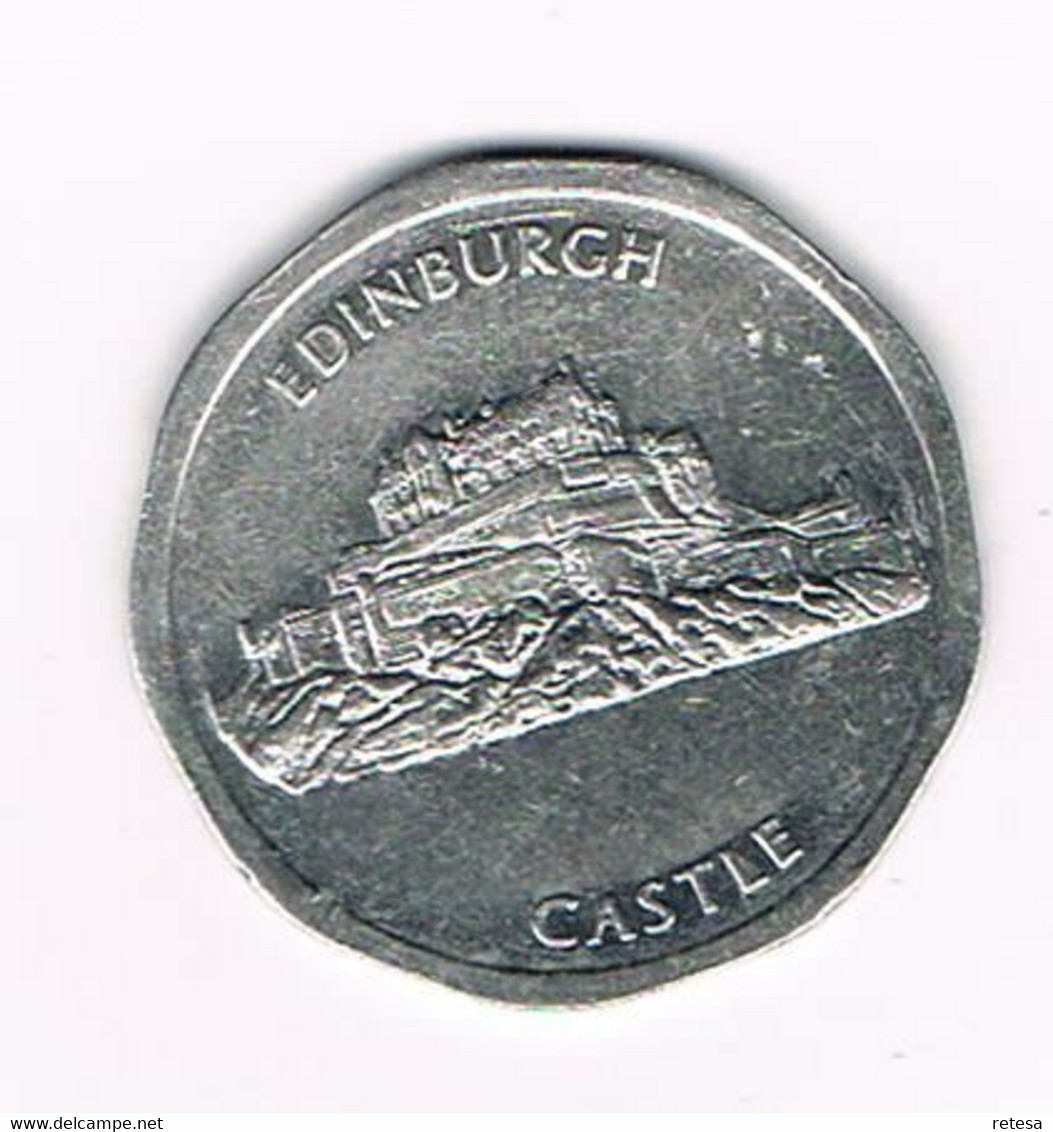 # EDINBURGH CASTLE NATION TRANSPORT TOKEN 50 PENCE - Professionals/Firms