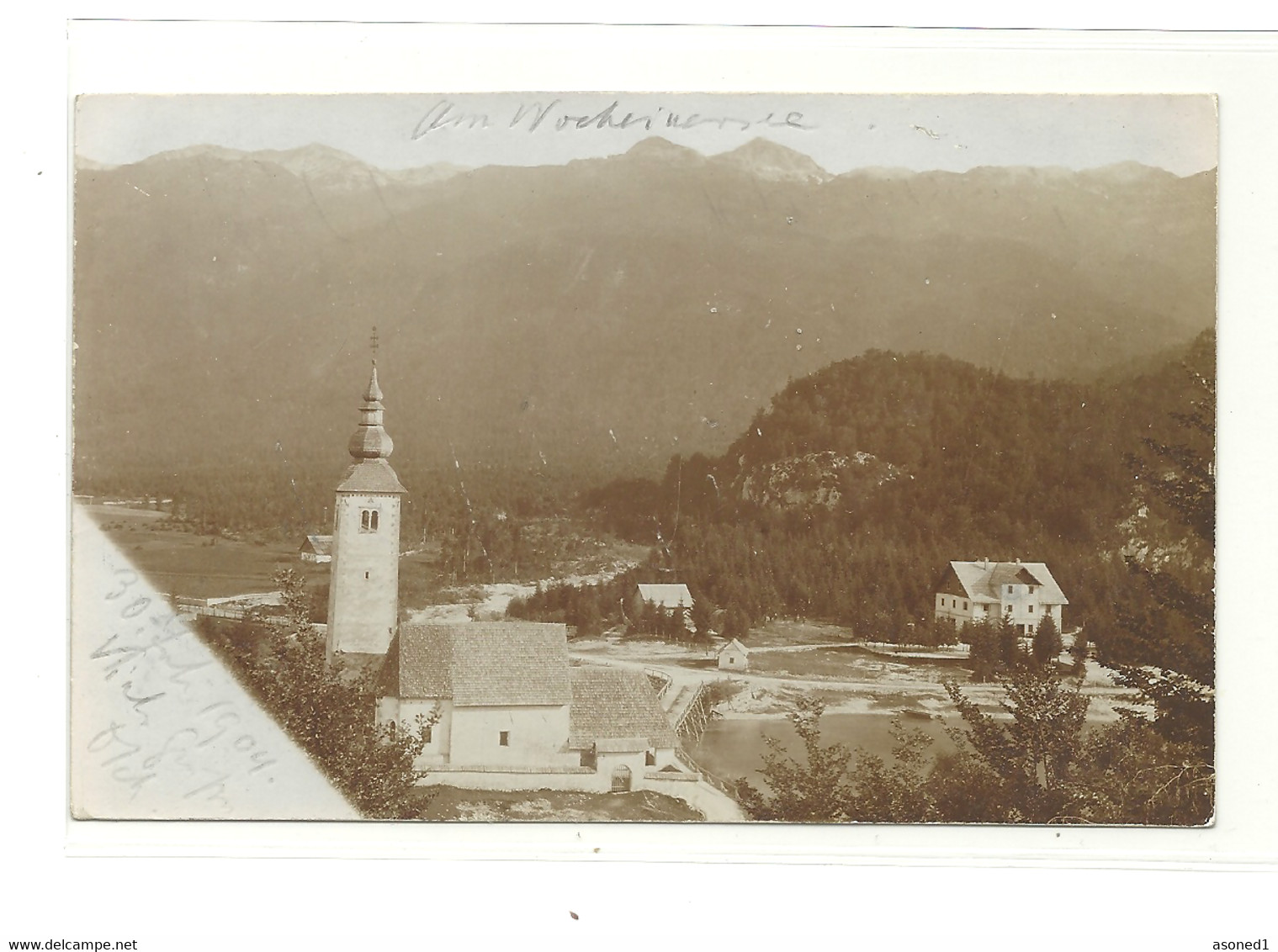AK Wocheiner See - Fotokarte - 1904 - Slovenia