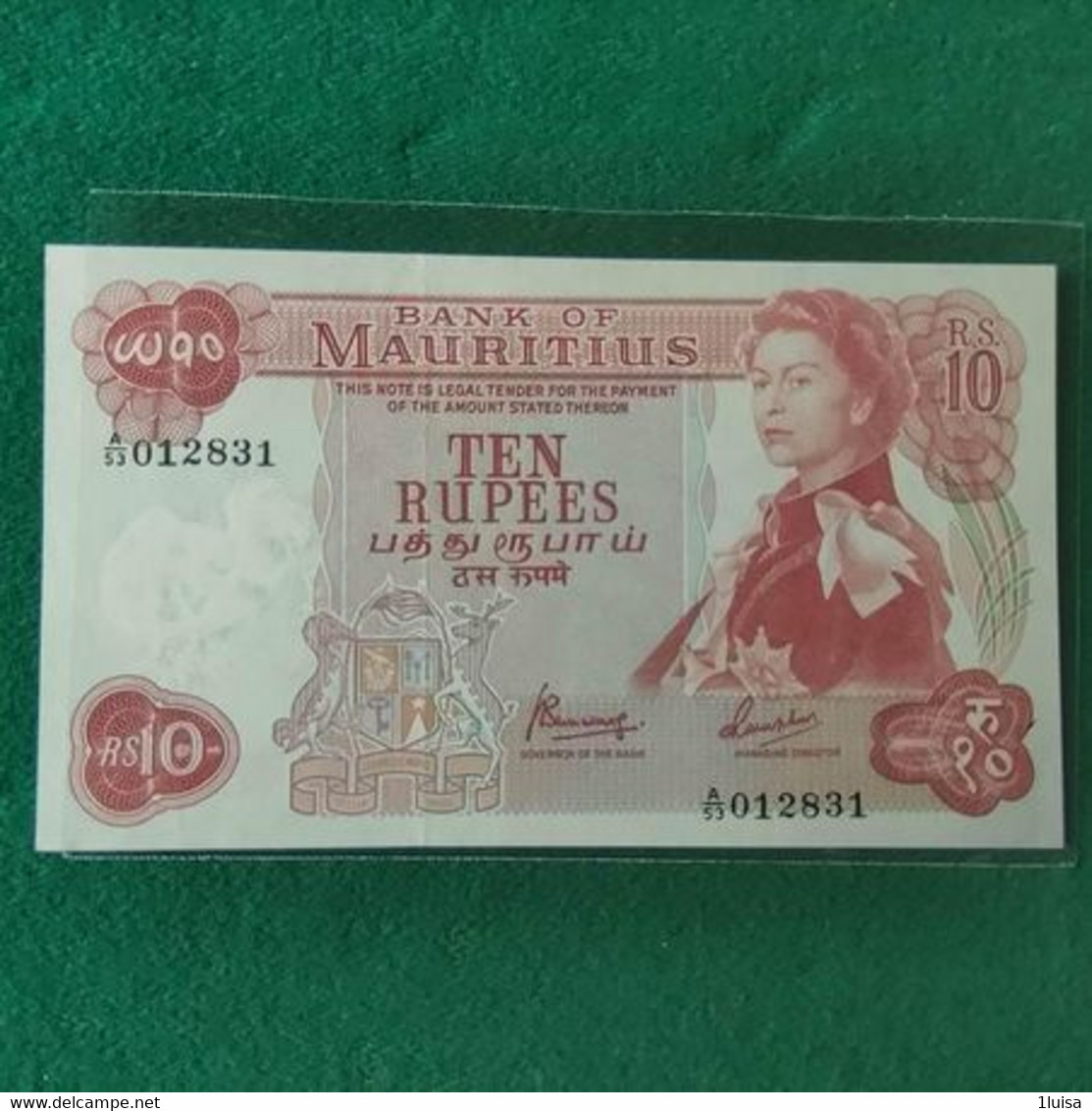 Mauritius 10 Rupees 1967 - Maurice