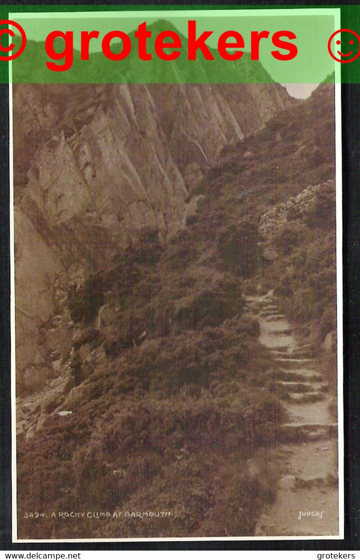 BARMOUTH A Rocky Climb ± 1915 - Merionethshire