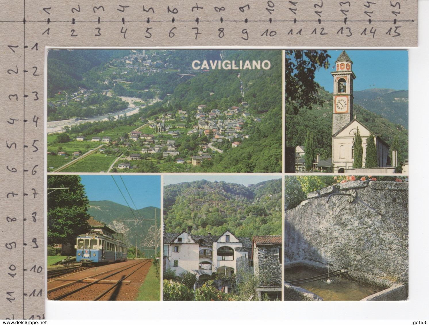 Cavigliano - Ligne De Chemin De Fer Domodossola-Locarno - Centovallina / Ferrovia Domodossola-Locarno - Vigezzina - Centovalli