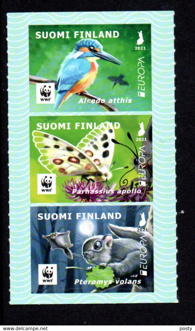 FINLANDE - FINLAND - 2021 - EUROPA - ANIMAUX EN DANGER - ENDANGERED SPECIES - - Unused Stamps