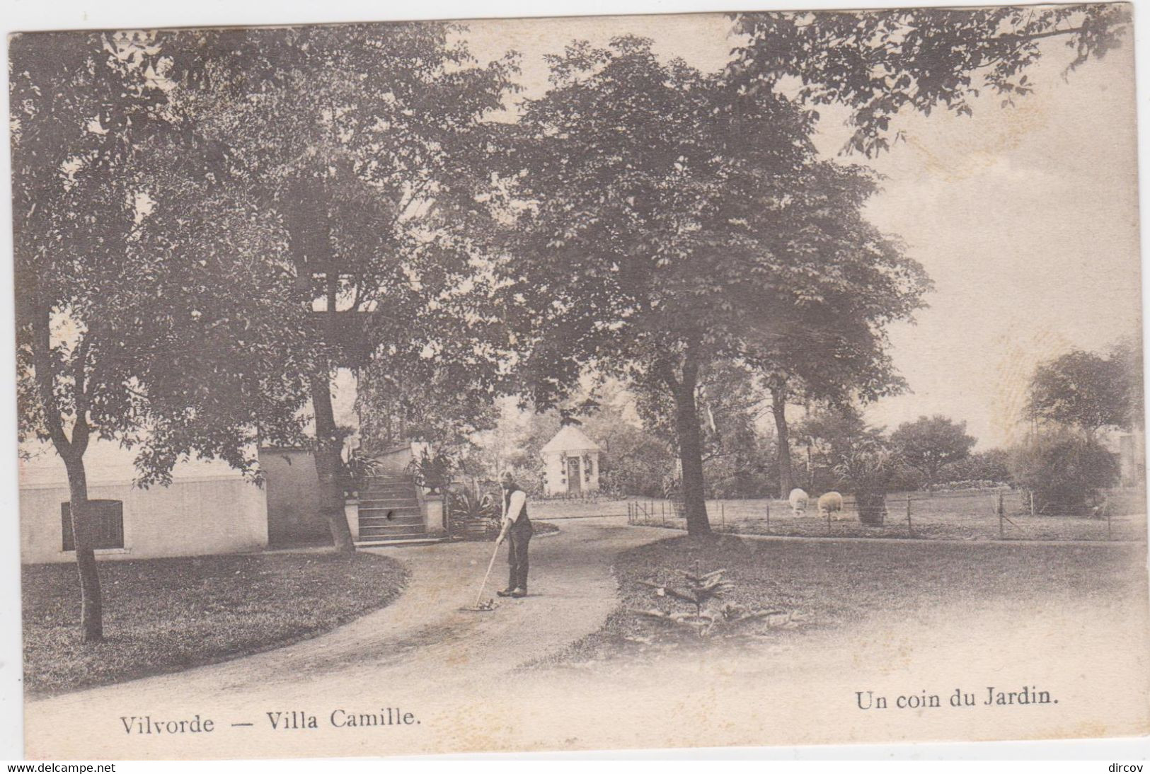 Vilvoorde - Villa Camille - Een Hoek Van De Tuin (gelopen Kaart Met Zegel) - Vilvoorde