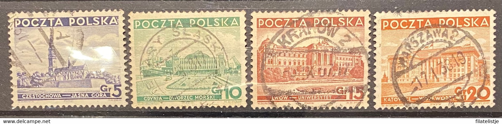 Polen  Zegels Nr 315 - 318 Used - Sammlungen