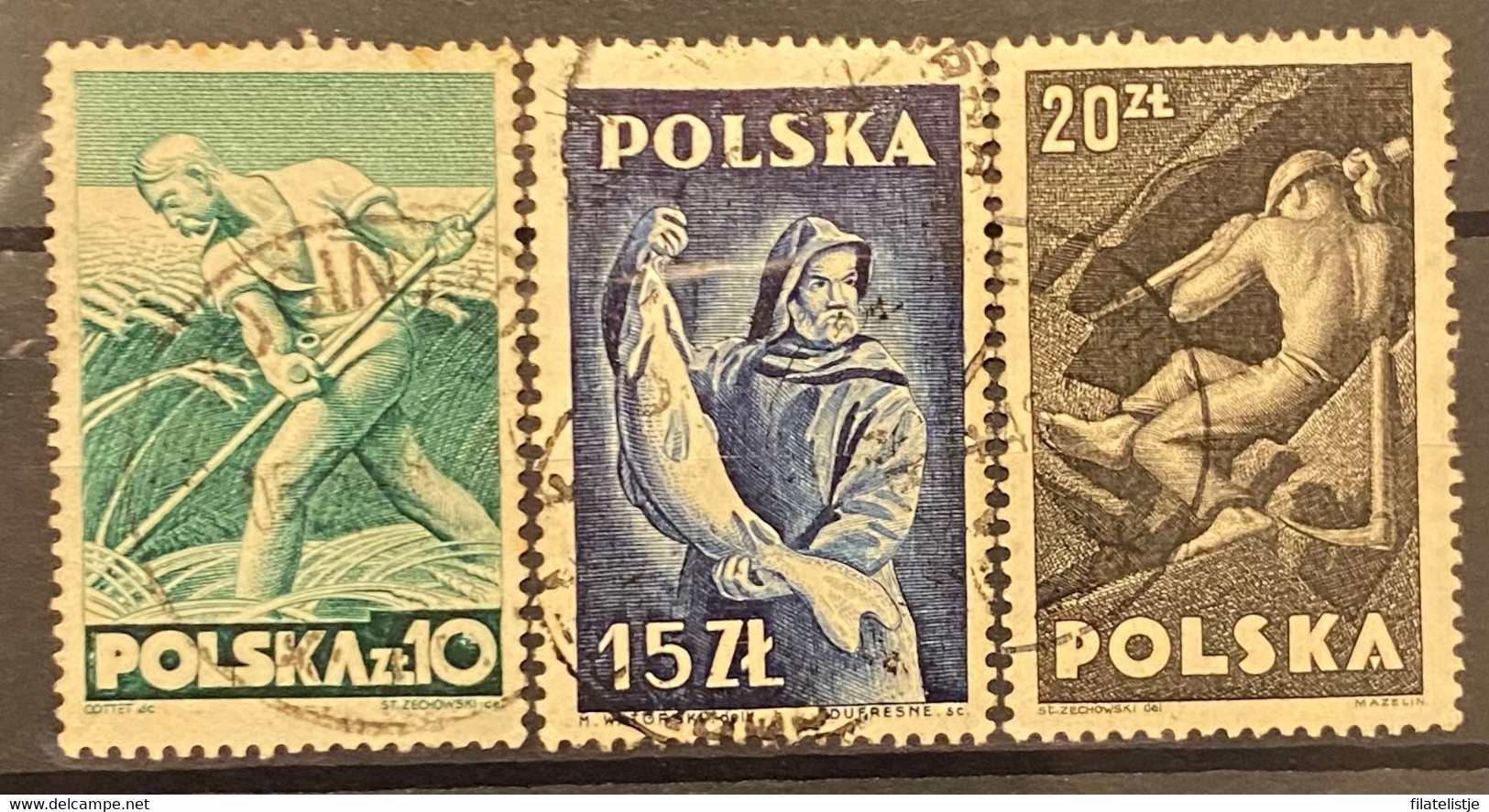 Polen Restje Zegels - Collections