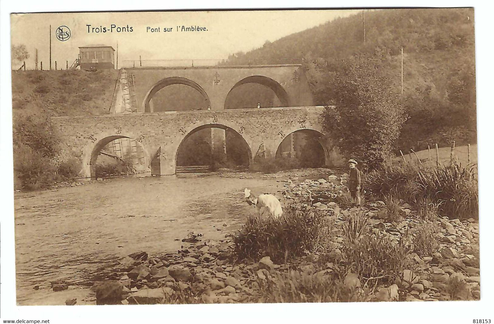 Trois-Ponts  -  Pont Sur L'Amblève 1927 - Trois-Ponts