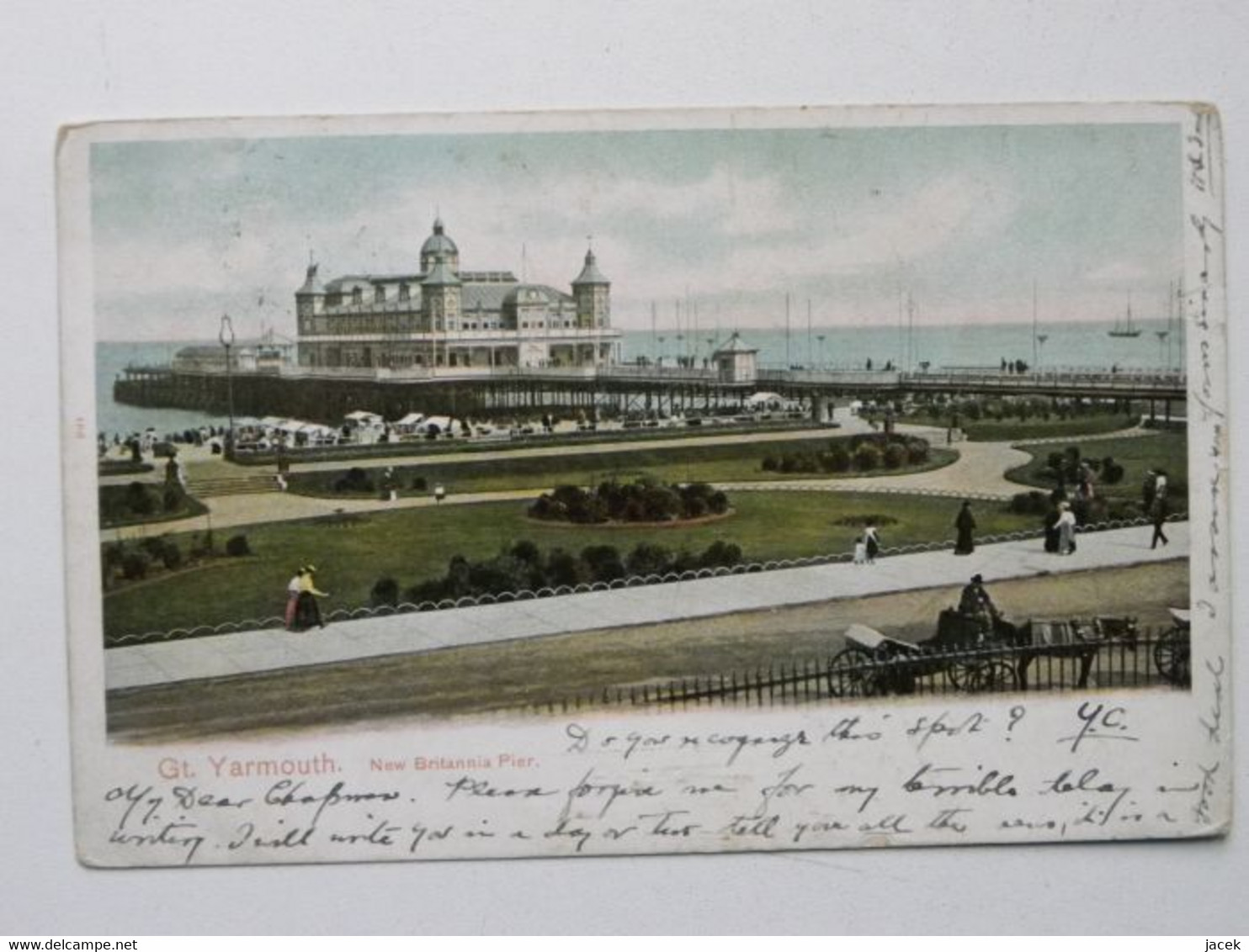 Great Yarmouth Old Postcard - Great Yarmouth