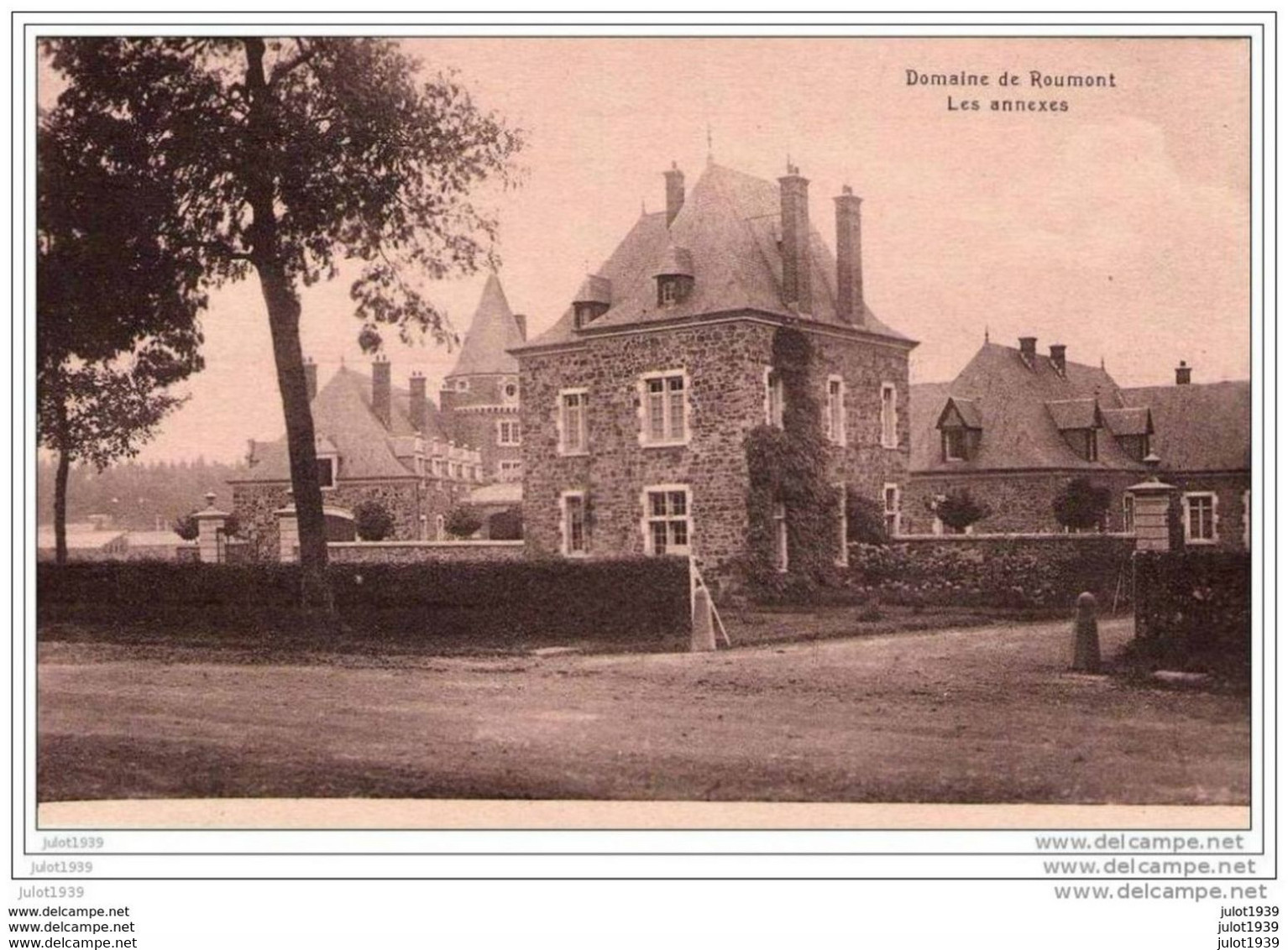 LIBIN ..-- ROUMONT ..--  Le Château .  Les Annexes . - Libin