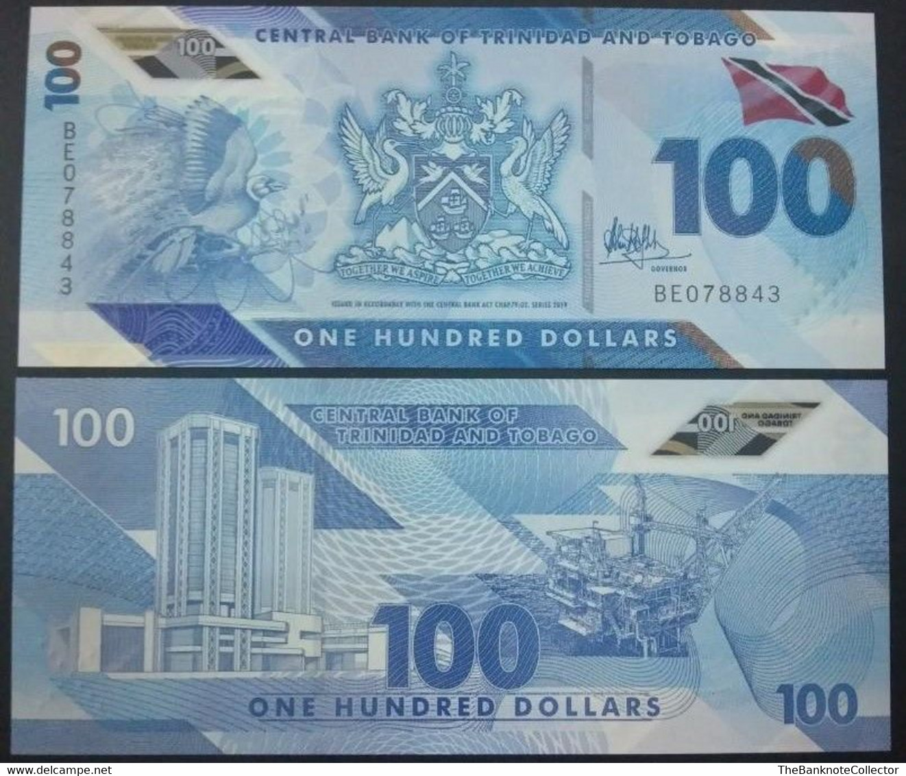 Trinidad And Tobago 1 5 10 20 50 And 100 Dollars 2020-2021 Polymer Series 6 Pieces Set UNC - Trinidad Y Tobago