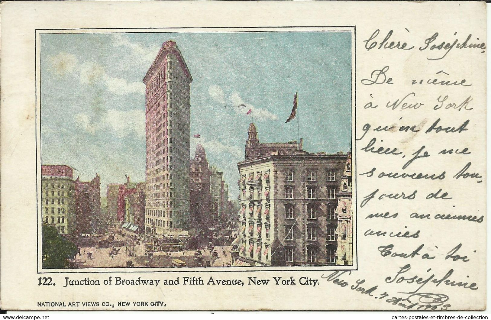 Junction Of Broadway And Filch Avenue , New York City , 1903 , Carte Précurseur - Broadway