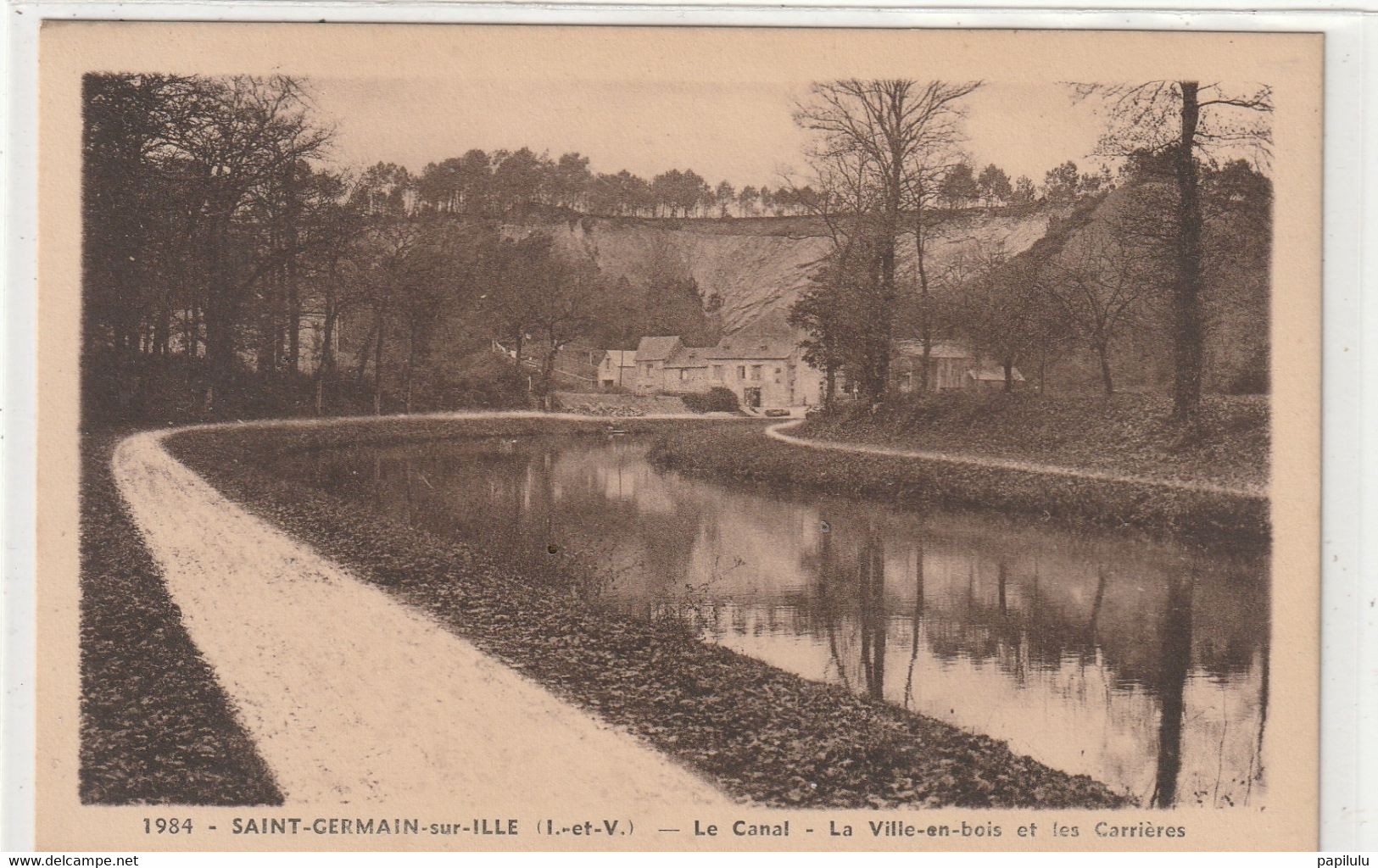 DEPT 35 : Photo A Donias N° 1954 : Saint Germain Sur Ille Le Canal , La Ville-en-Bois Et Les Carrières - Saint-Germain-sur-Ille