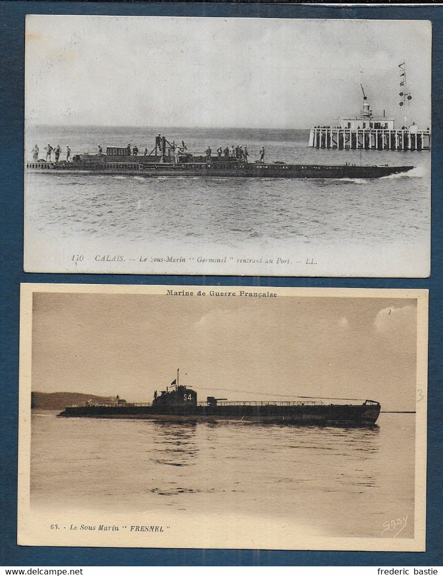 Sous Marins - 5 Cartes - Submarines