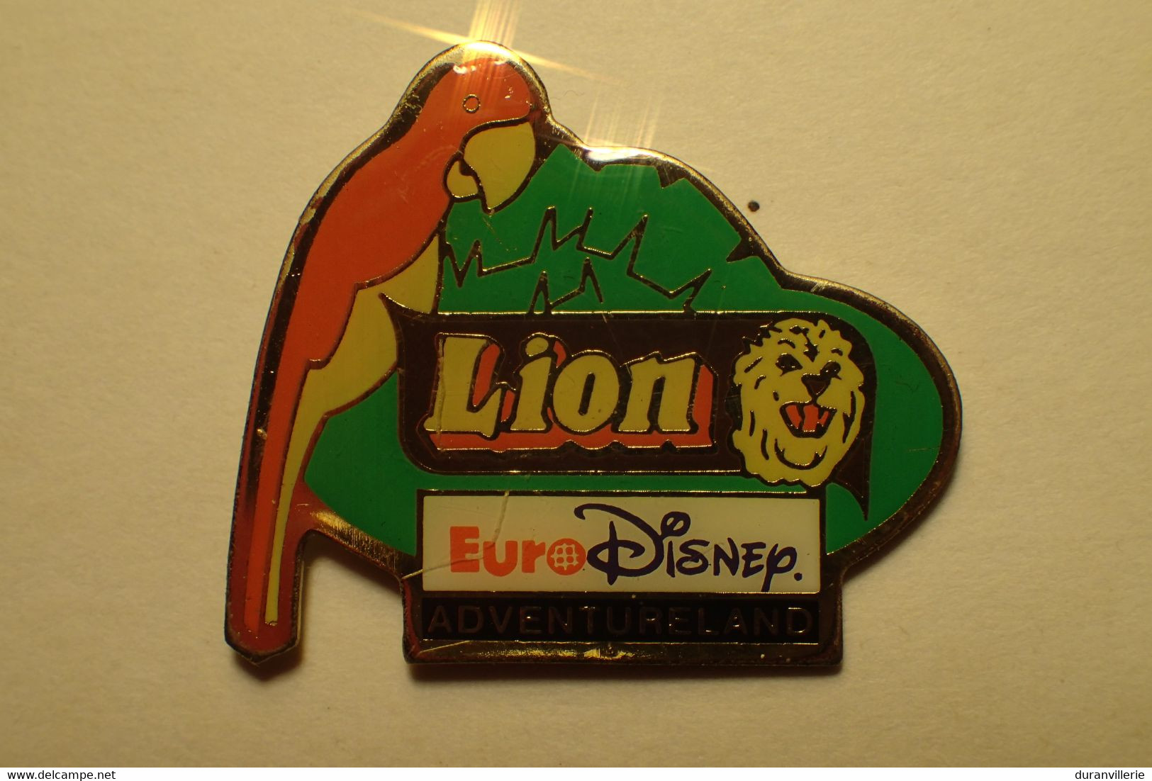 Pin's Euro Disney, Partenaire, Lion, Adventureland - Disney