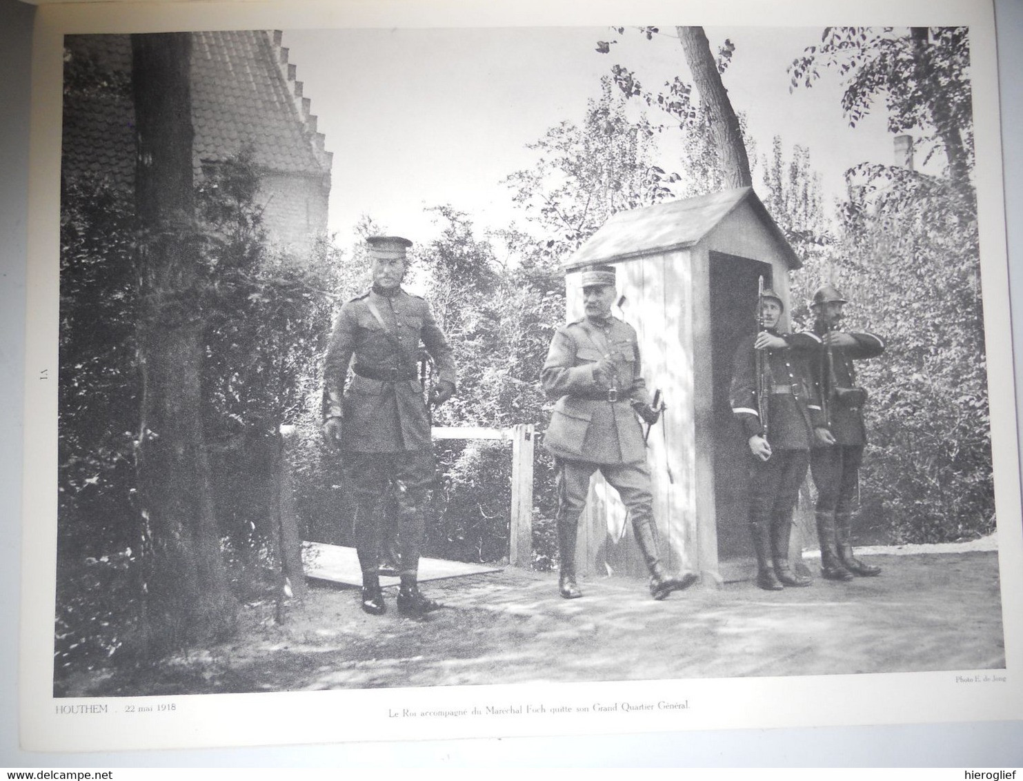 Mémorial ALBERT Ier ROI DES BELGES dédié  au peuple français / militaires guerre royalties reine Elisabeth