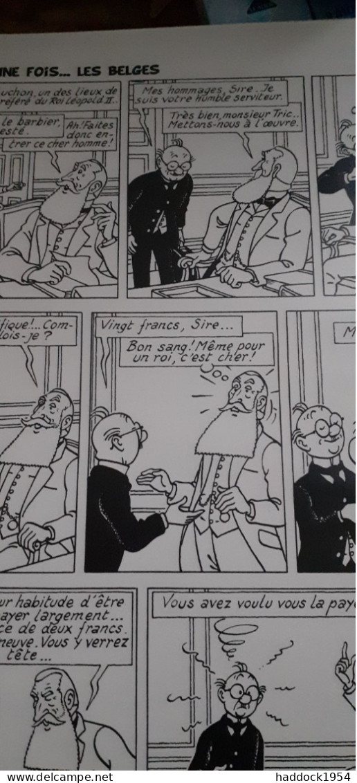 Il était Une Fois ... Les Belges Monsieur Tric BOB DE MOOR Bd Must 2021 - Serigraphies & Lithographies