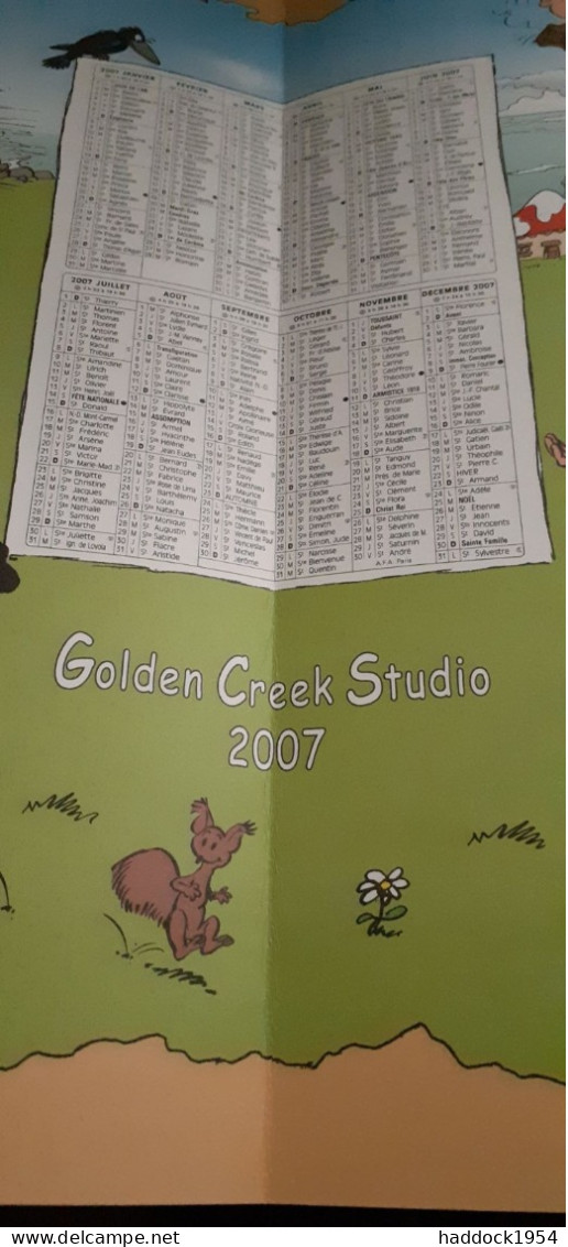 Calendrier De 2007 ALEXANDRE GAZAI FRANCOIS WALTHERY Golden Creek Studio 2007 - Diaries