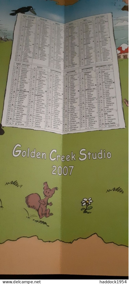 Calendrier De 2007 ALEXANDRE GAZAI FRANCOIS WALTHERY Golden Creek Studio 2007 - Agende & Calendari
