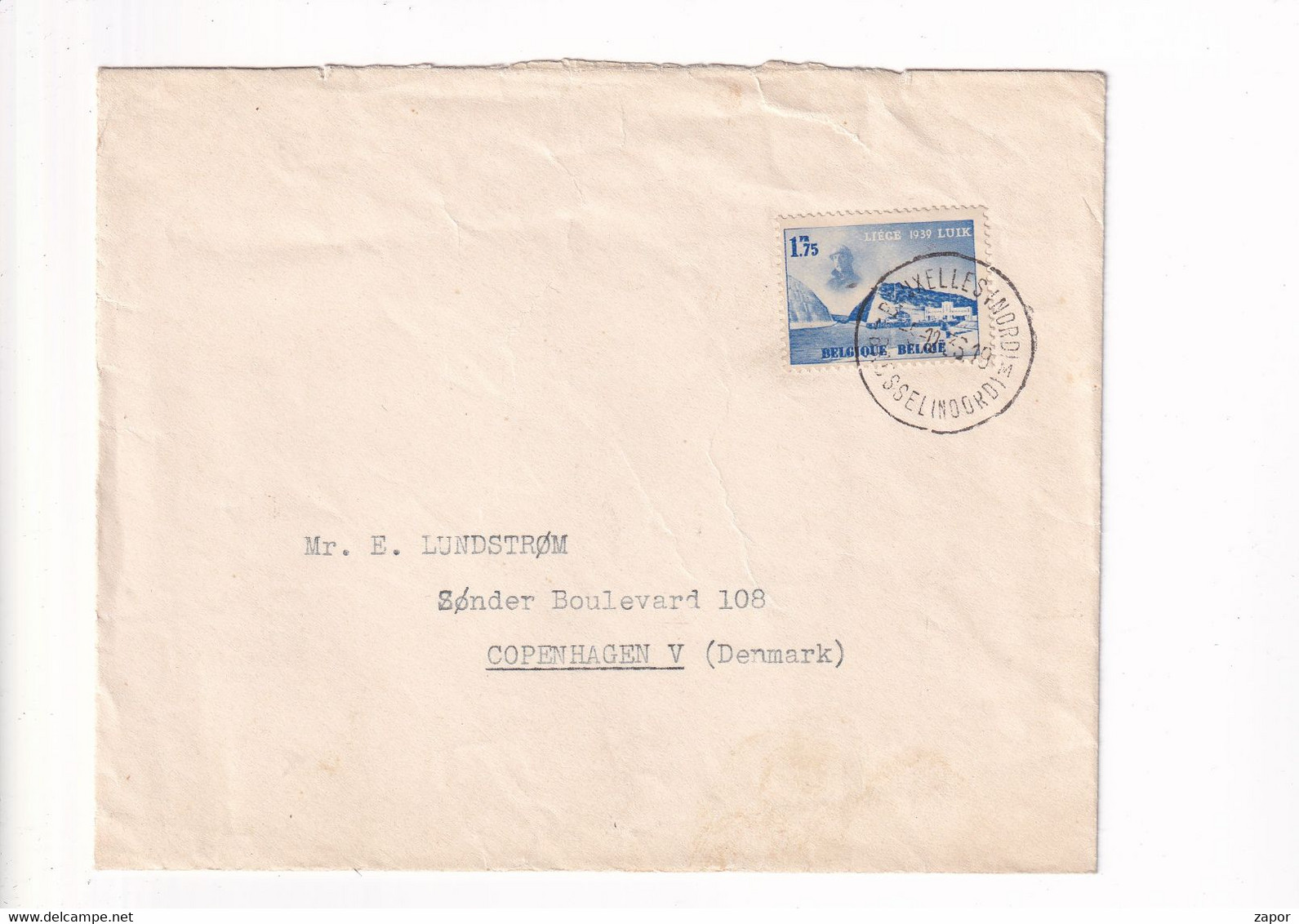 Brief 1938 487 - Ternaaien - Met Correspondentie Deense Postzegelverzamelaar Inclusief Enkele Deense Postzegels - Briefumschläge