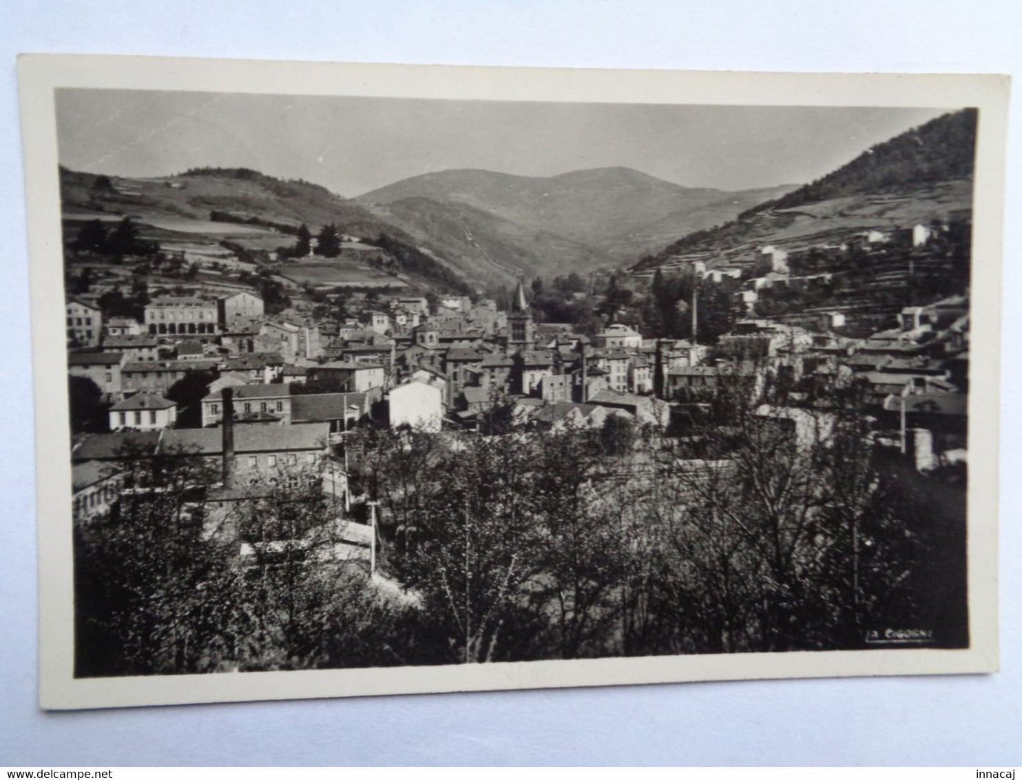 97-10-4.             BOURG-ARGENTAL                    Vue Générale.  ( Glacée ) - Bourg Argental