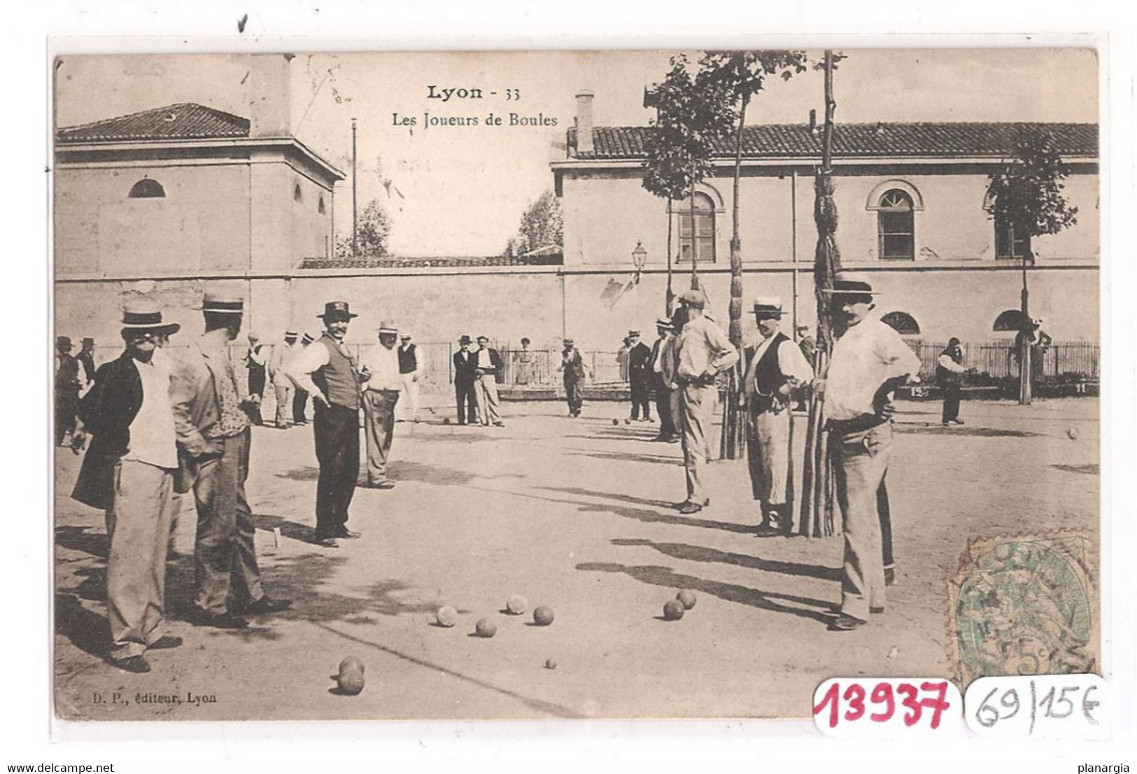 13937  FRD69 LYON LES JOUEURS DE BOULES  TBE - Autres & Non Classés