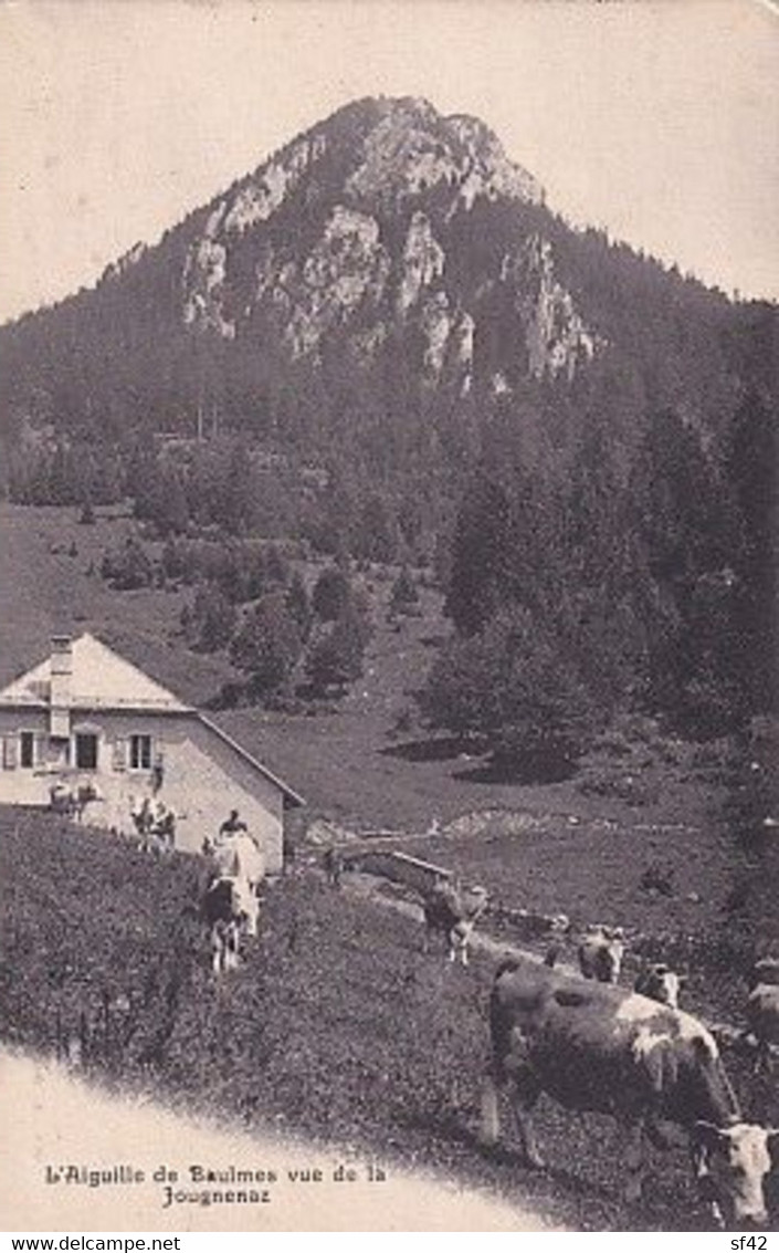 AIGUILLE DEBAULMES  VUE DE LA JOUGNENAZ                   LES VACHES - Baulmes