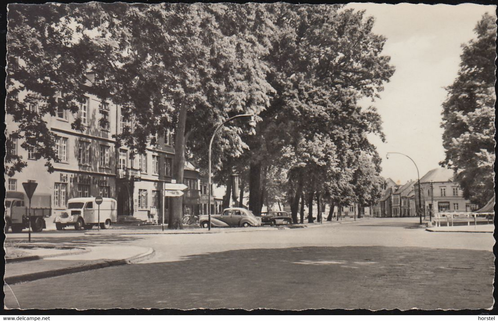 D-15806 Zossen - Marktplatz - Straßenansicht - Rat Der Gemeinde - Lastkraftwagen - Cars - EMW (gel. 1961) - Zossen