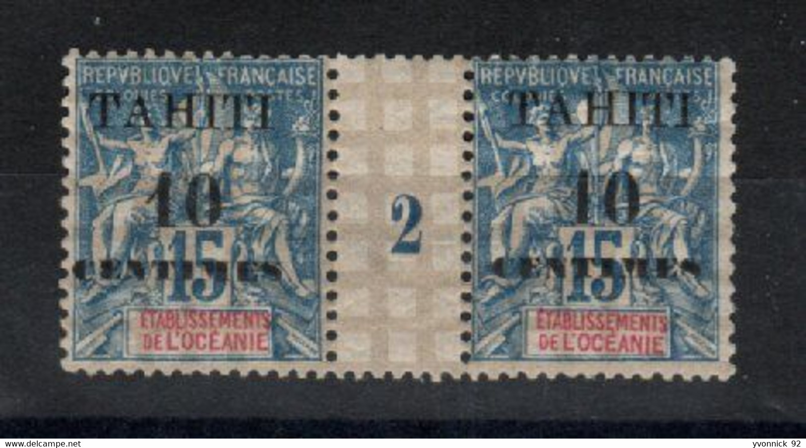 Océanie -Tahiti _ Millésime (1892) N°33 - Unused Stamps