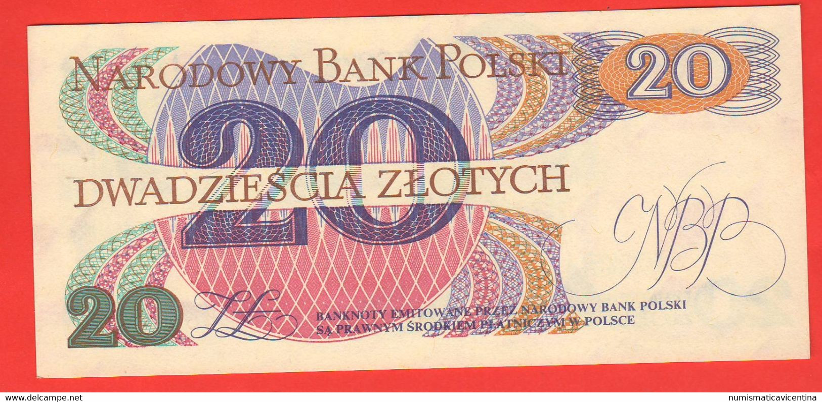 Polonia 20 Zloty Poland 20 Zlotych 1982  R. Trauguit UNC Banknote - Poland