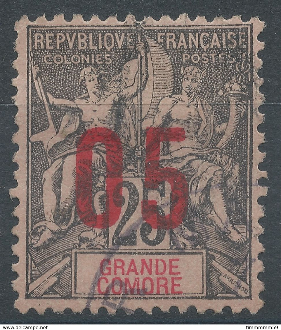 Lot N°63504  Grande Comore N°24A Chiffres Espacés, Oblitéré Cachet à Date - Used Stamps