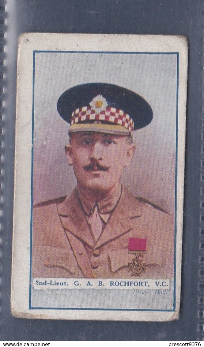 Victoria Cross Heroes 1915 - 84 2nd Leut Rochfort VC - Gallaher Cigarette Card - Original - Military - Gallaher